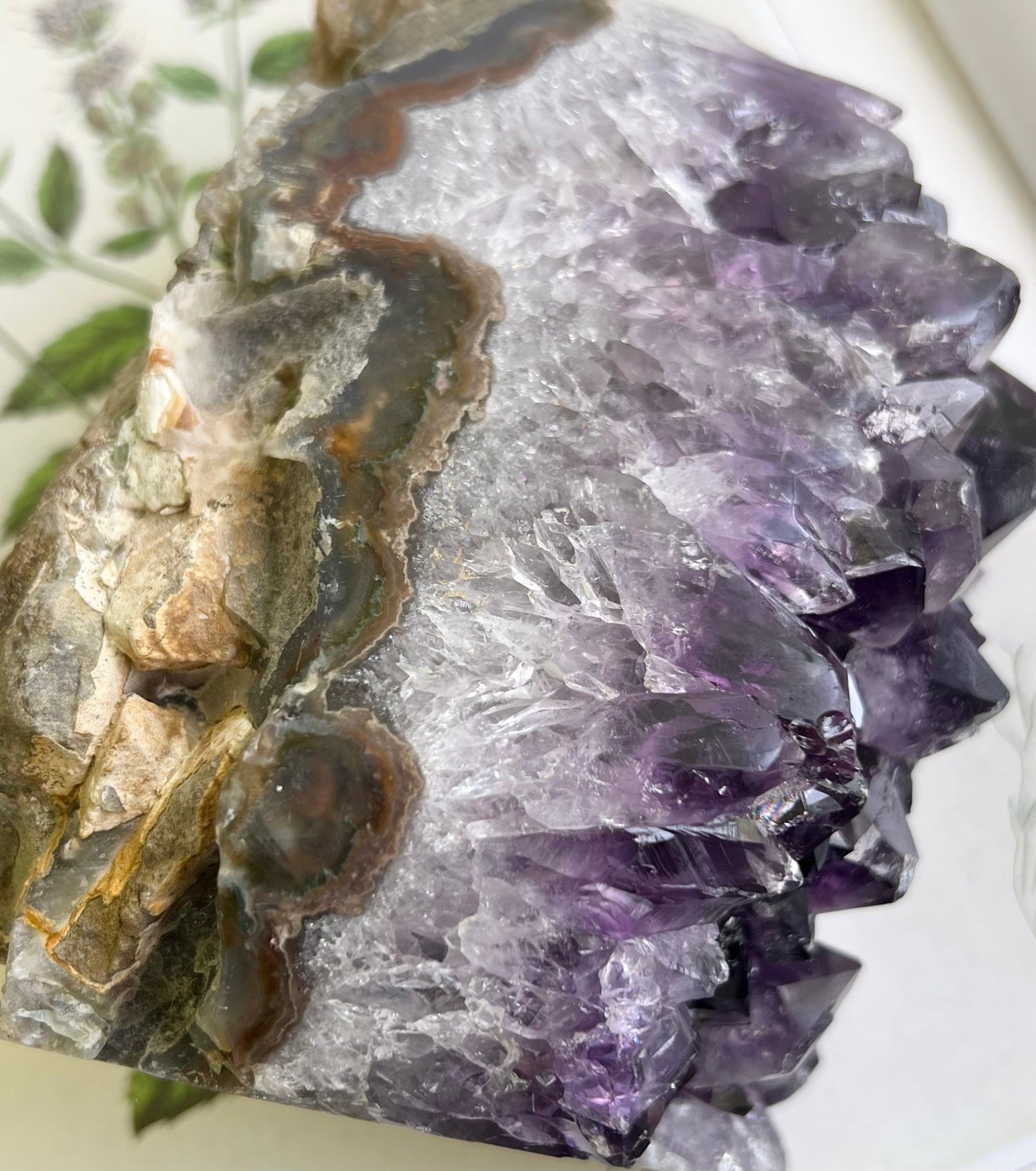 Quality Purple Amethyst Crystal Geode Cluster