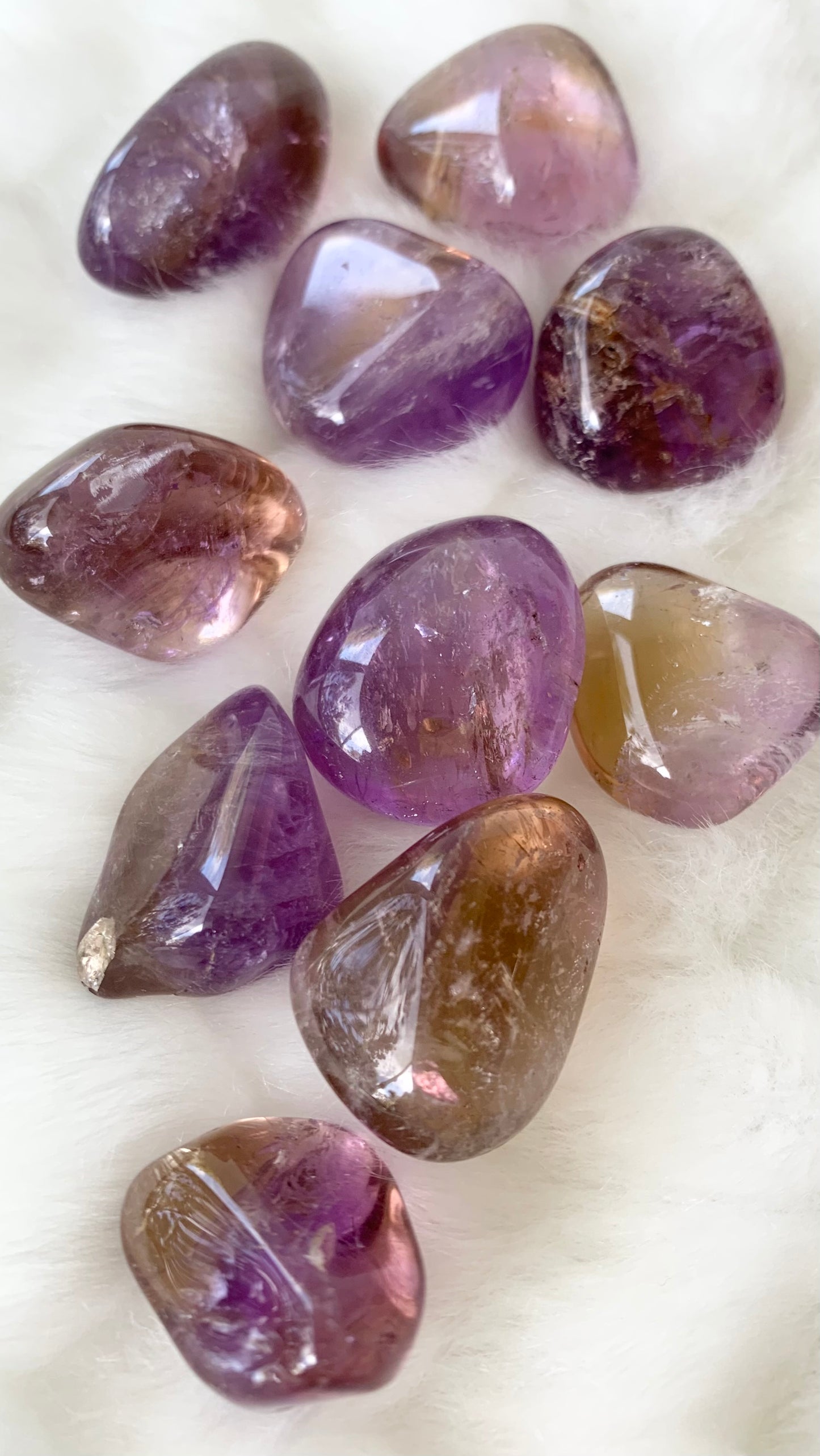 Natural Ametrine Crystal Polished Tumble