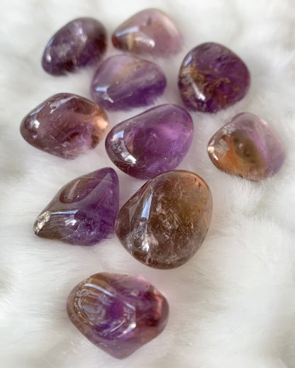 Tumbled Natural Ametrine Crystal