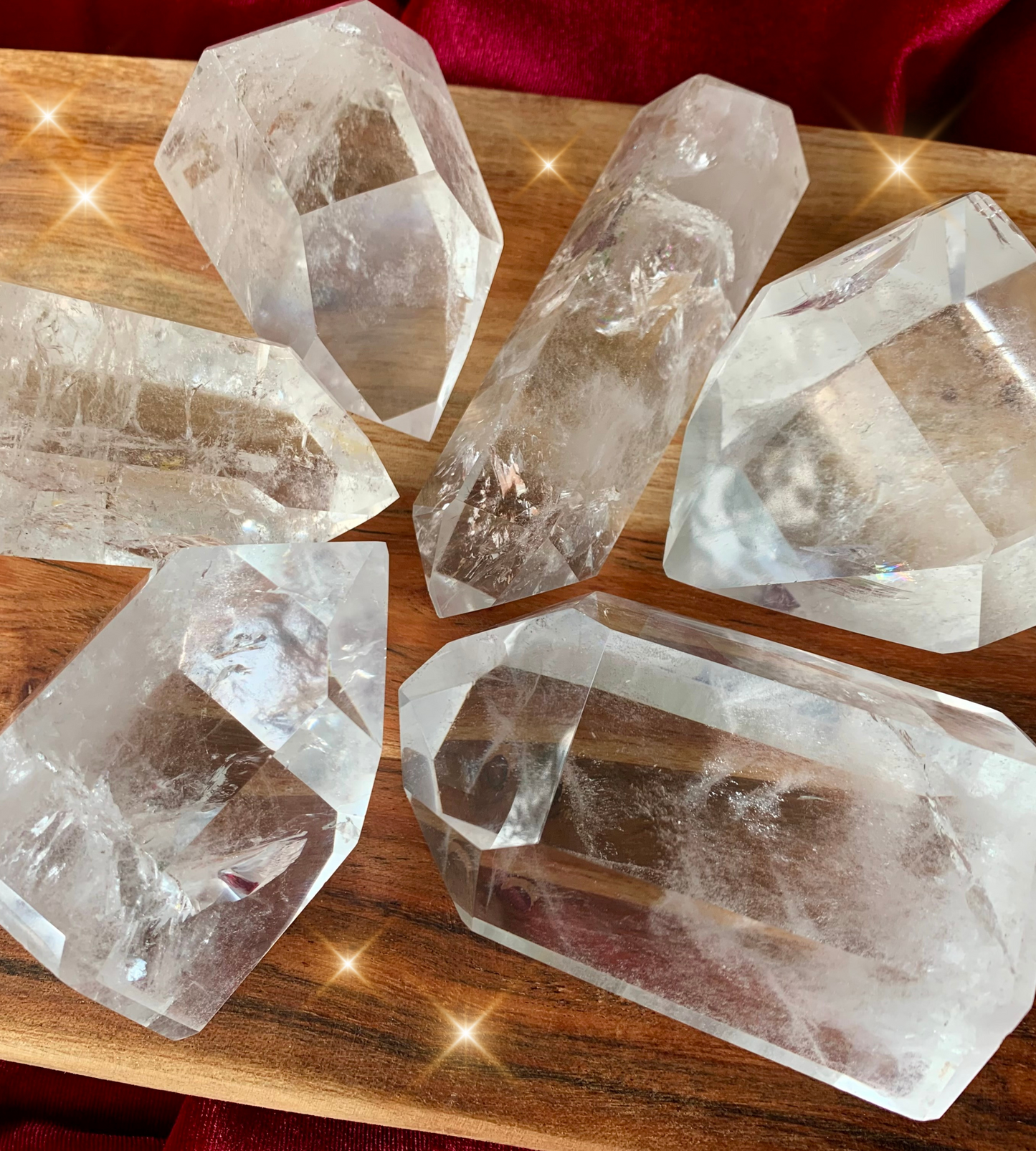 Clear Quartz Crystal Generator Tower