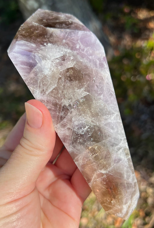 Super Seven Crystal Point Wand