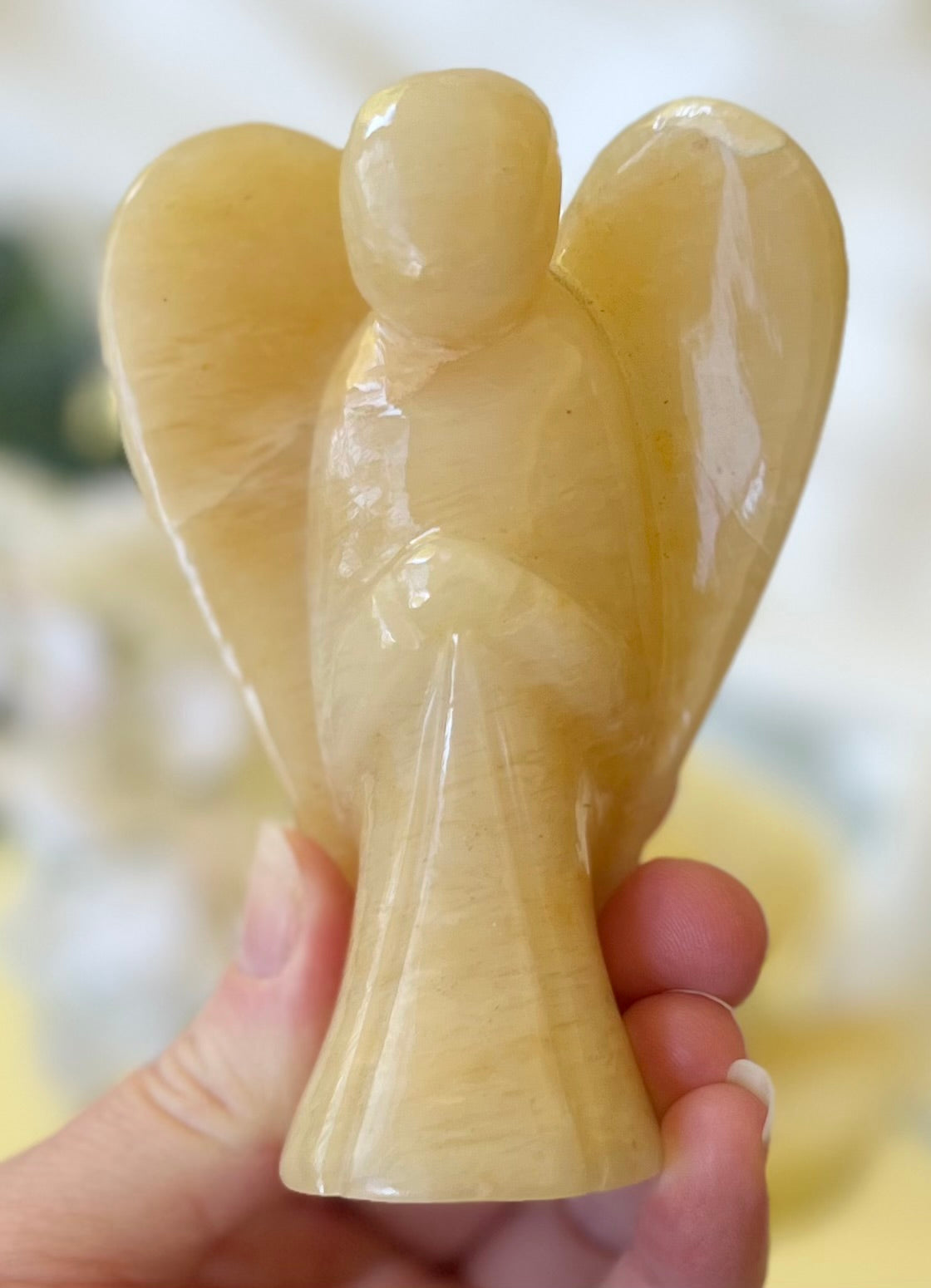 Golden Yellow Aventurine Crystal Carving