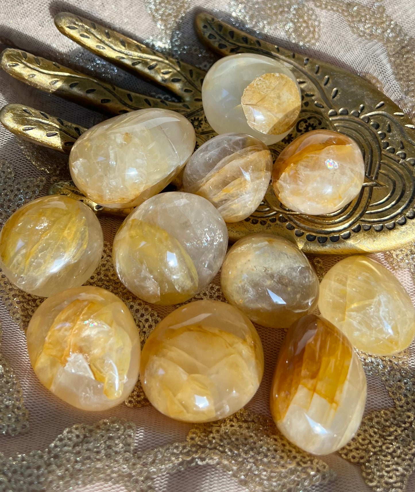 Golden Healer Quartz Crystal Tumble