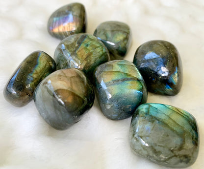 Labradorite Crystal Tumble