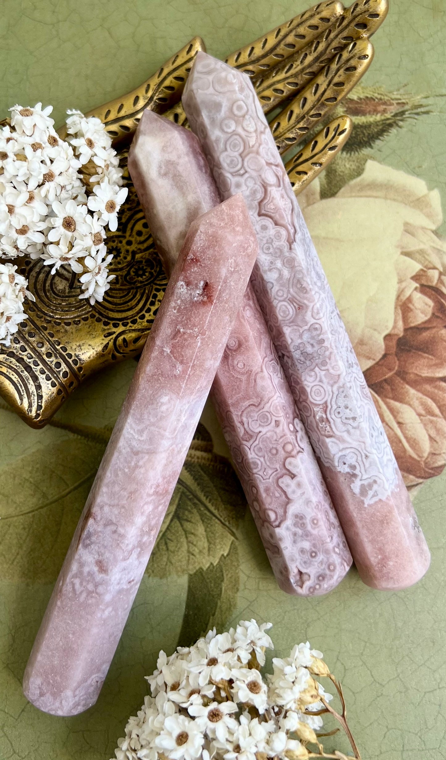 Pink Amethyst Crystal Wand