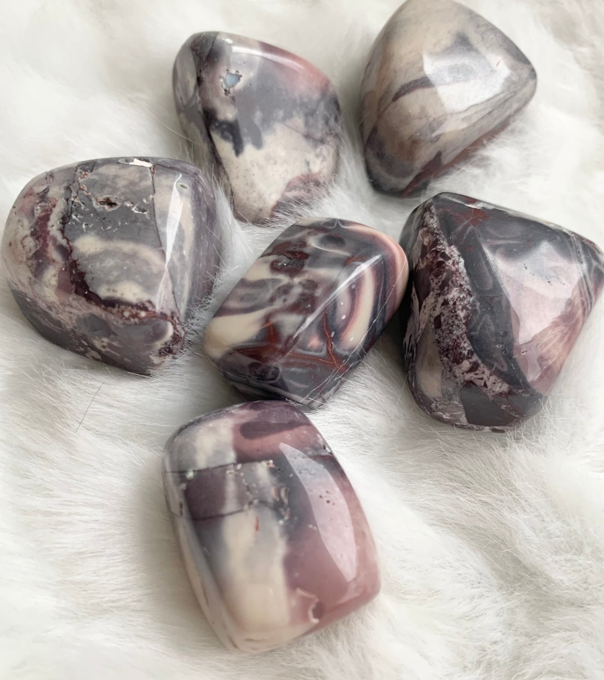 Porcelain Jasper Polished Crystal Tumble