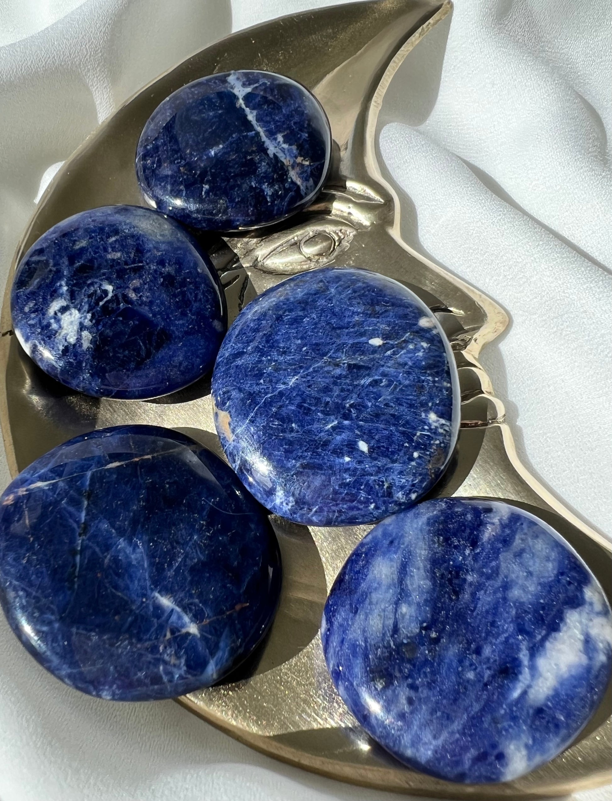 Sodalite Crystal Palmstone