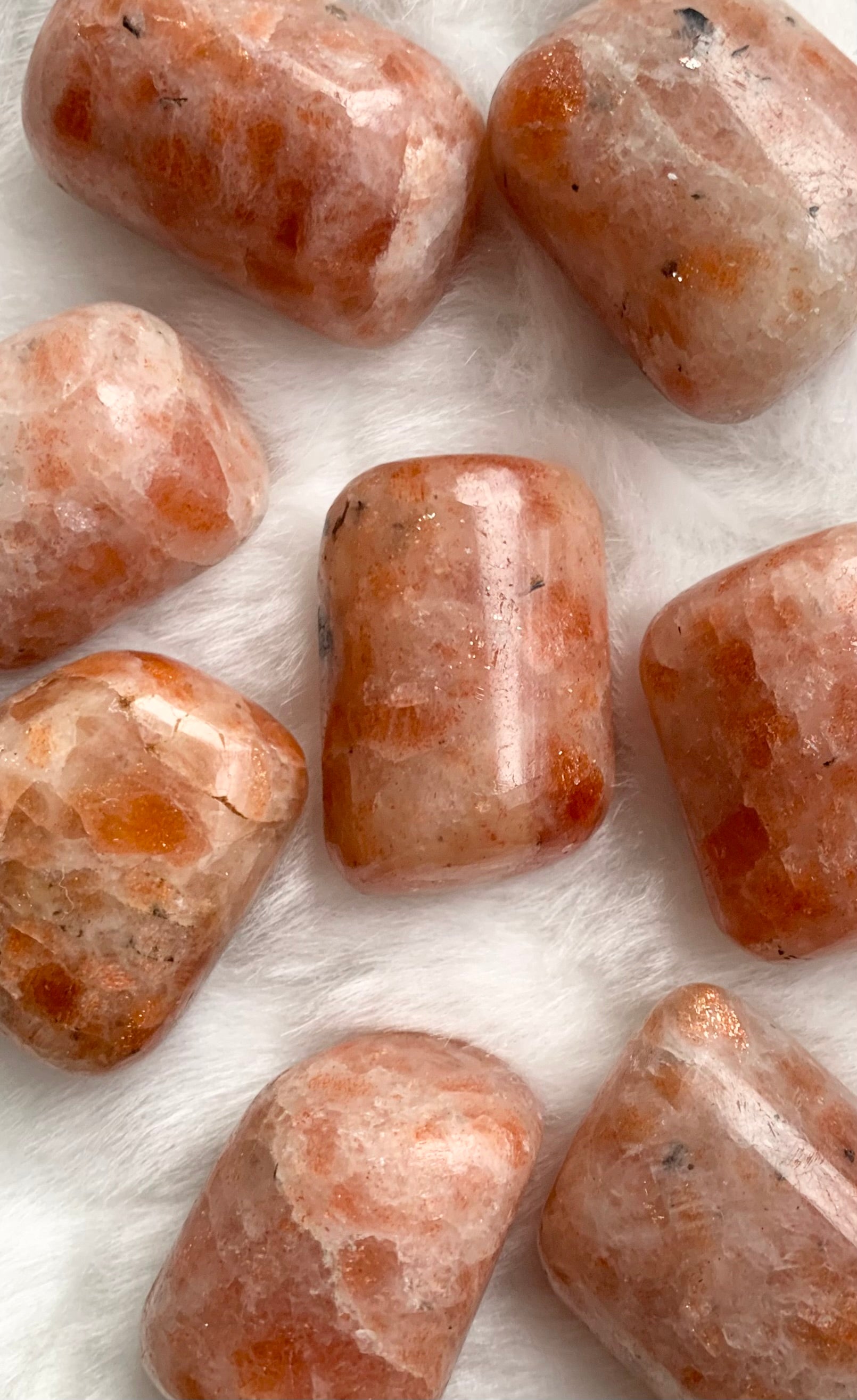 Sunstone Polished Crystal Tumble