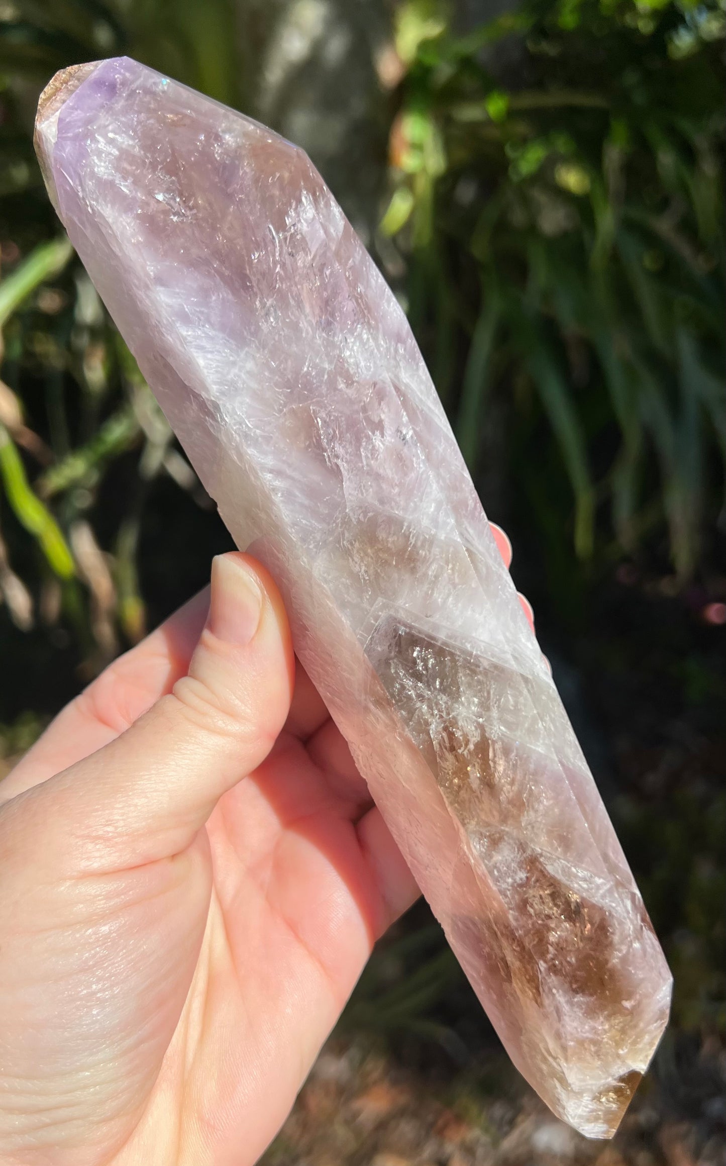 Super Seven Crystal Point Wand