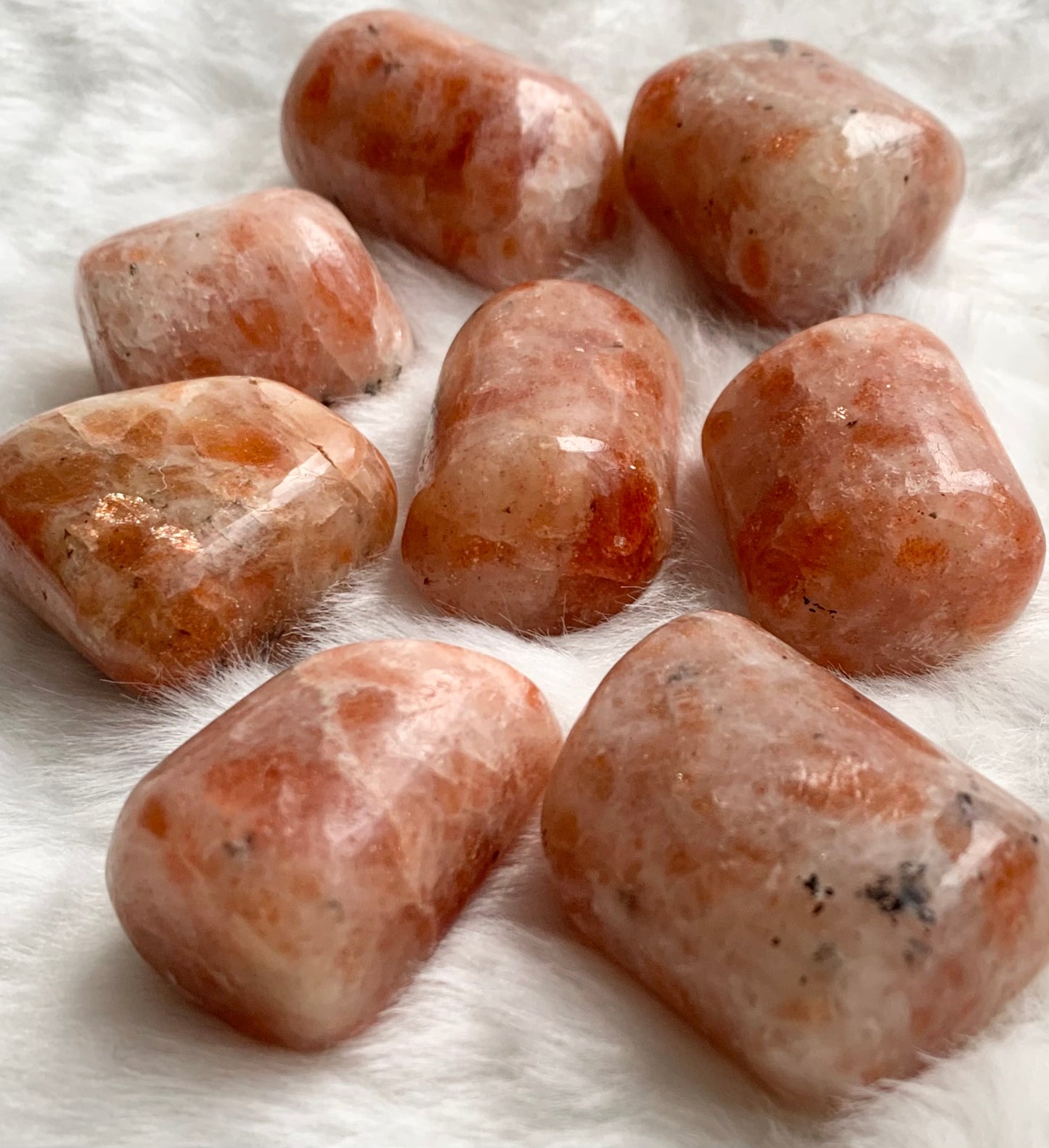 Sunstone Polished Crystal Tumble